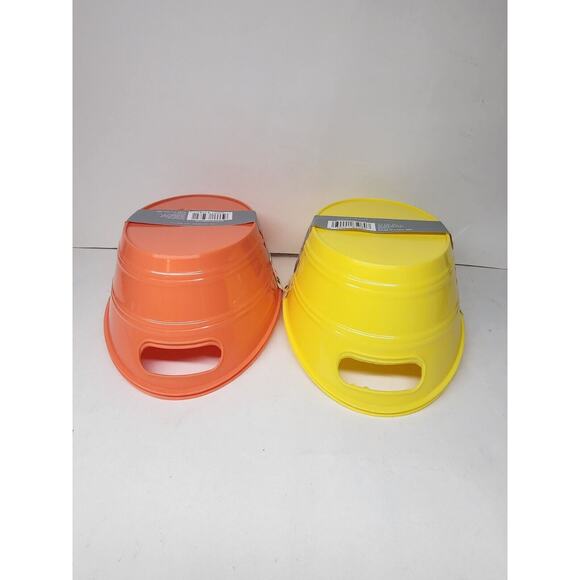 Plastic Organizer Multi-Purpose Small Storage Baskets with Handles 4 Pack - Picture 2 of 2